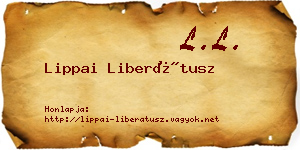 Lippai Liberátusz névjegykártya